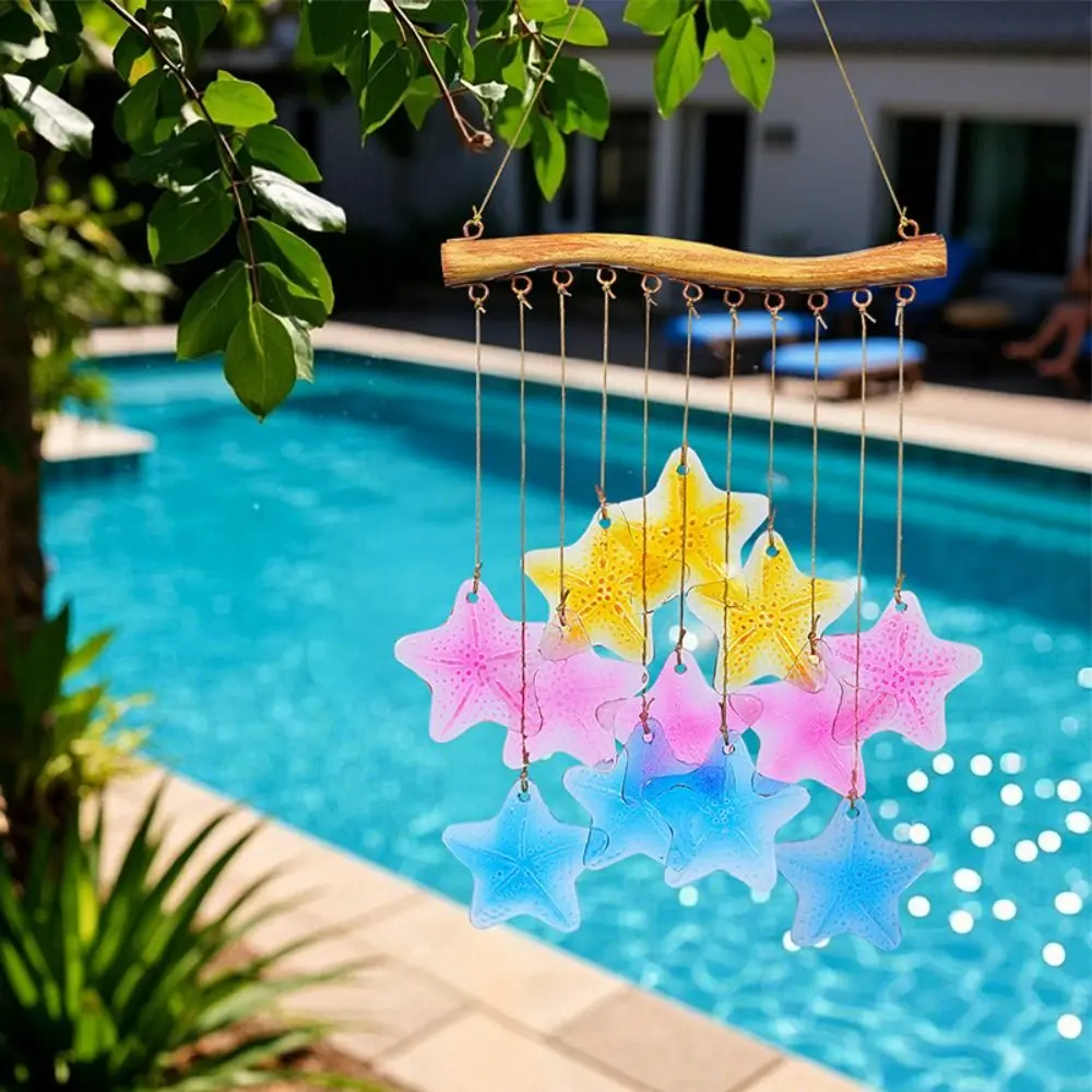 

Home Decor Creative Fish Shaped Wind Chime Crafts Colorful Sun Catcher Iron Art Exquisite Light Collection Pendant Outdoor