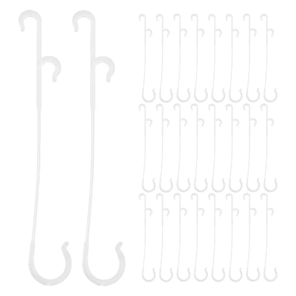 100Pcs Tomato Vine Clips Reusable Garden Plant Clips Plastic Support Hooks for Climbing Plants Grape Vine Support