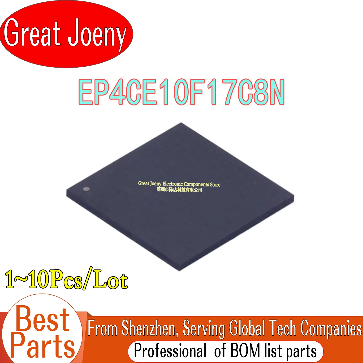 (1-10 Piece)100% New EP4CE10F17 EP4CE10F17C8N EP4CE10F17C8 EP4CE10F IC Chipset FBGA-256
