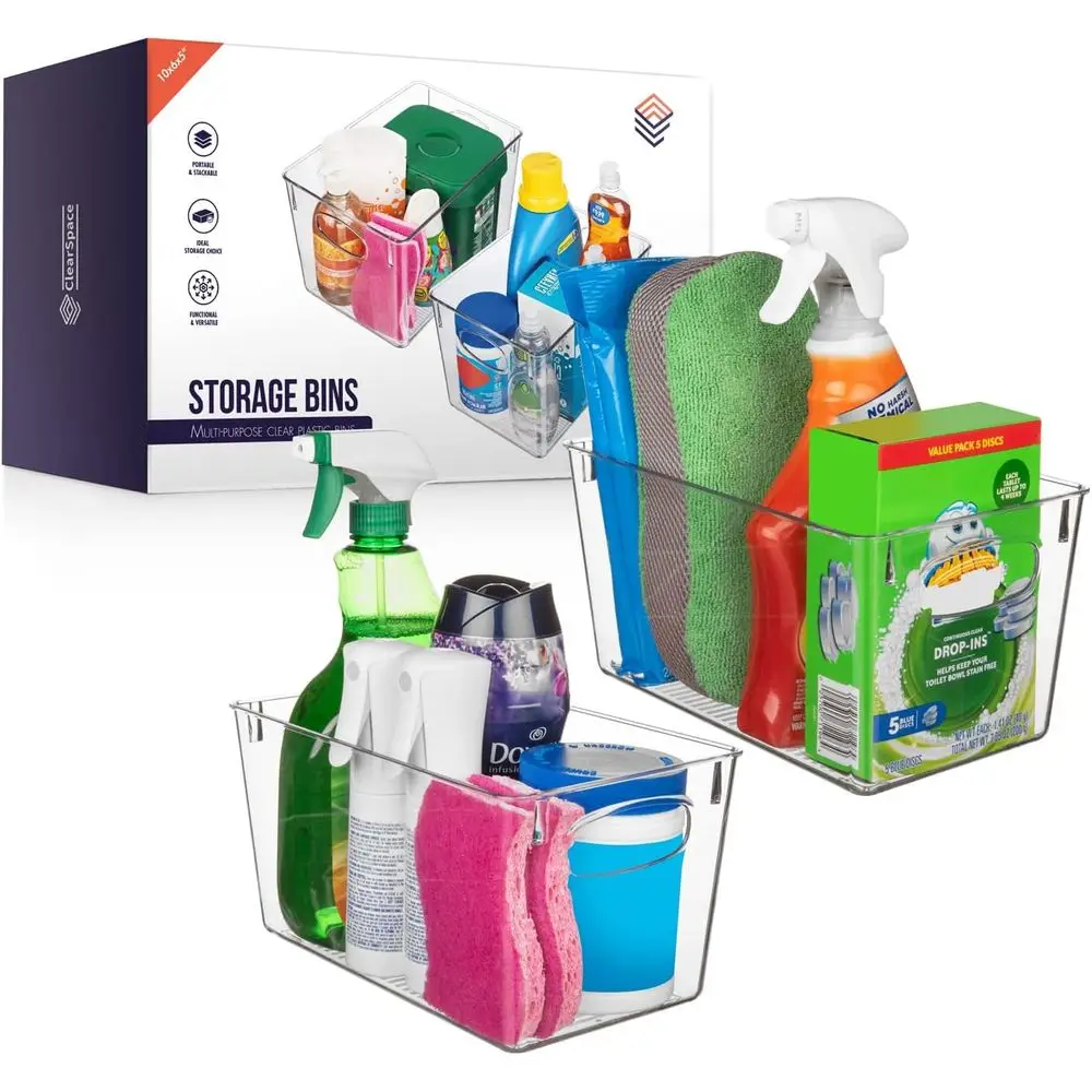 

Прозрачные пластиковые контейнеры для хранения — идеальная организация кухни и хранение или хранение кладовой — органайзер для холодильника, организация кладовой