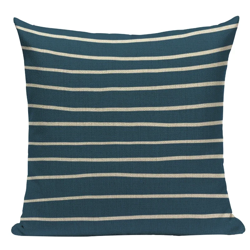 Geometry Cushion Cover Home Decor Pillow Cover Stripes Wave Geometric Pillowcase Decorative Pillows for Sofa Car Seat Home Decor