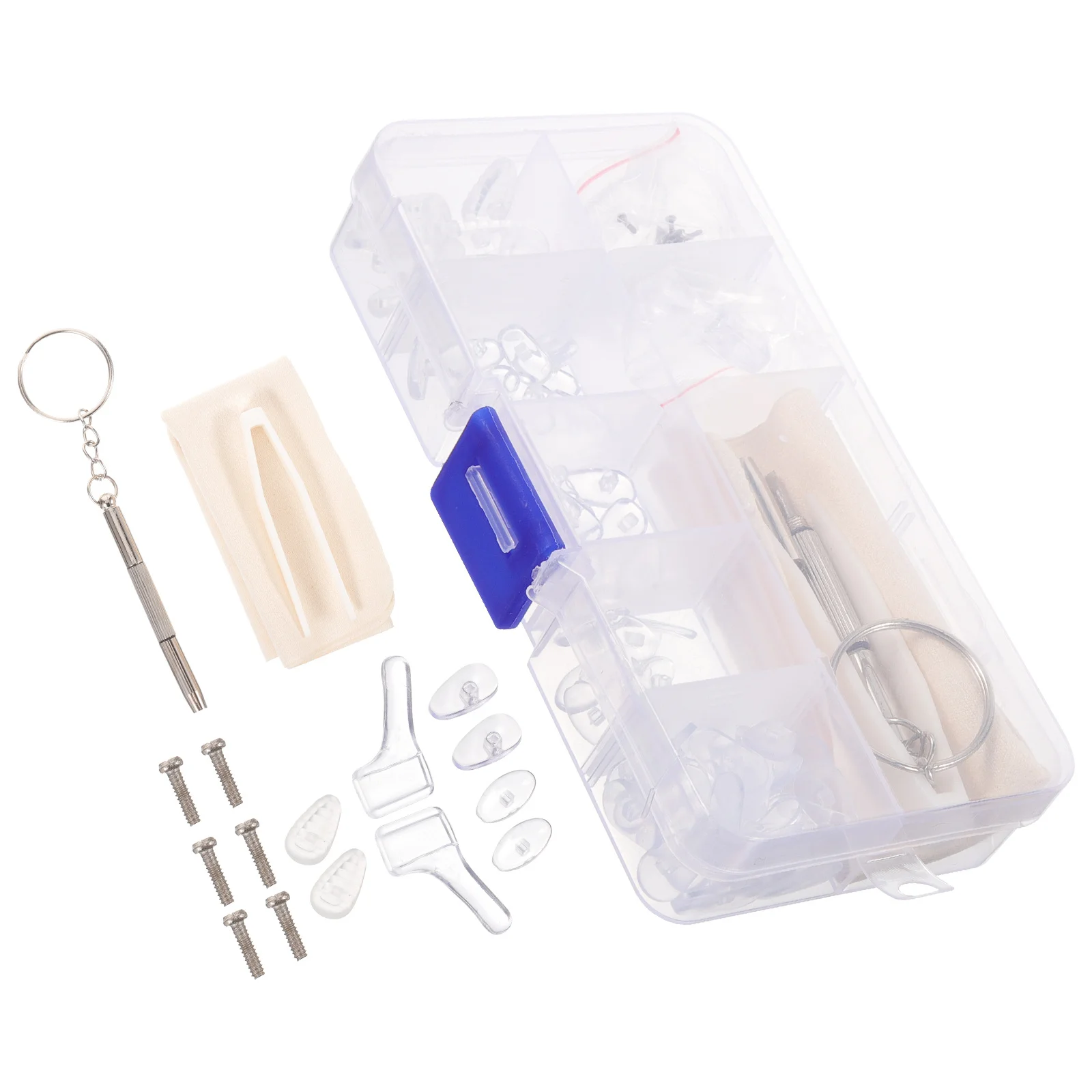 

1 Set Of Silicone Nose Pads For Eyeglasses Anti-Slip Comfortable Replacement Parts Universal Fit Glasses Frames Sunglasses Self