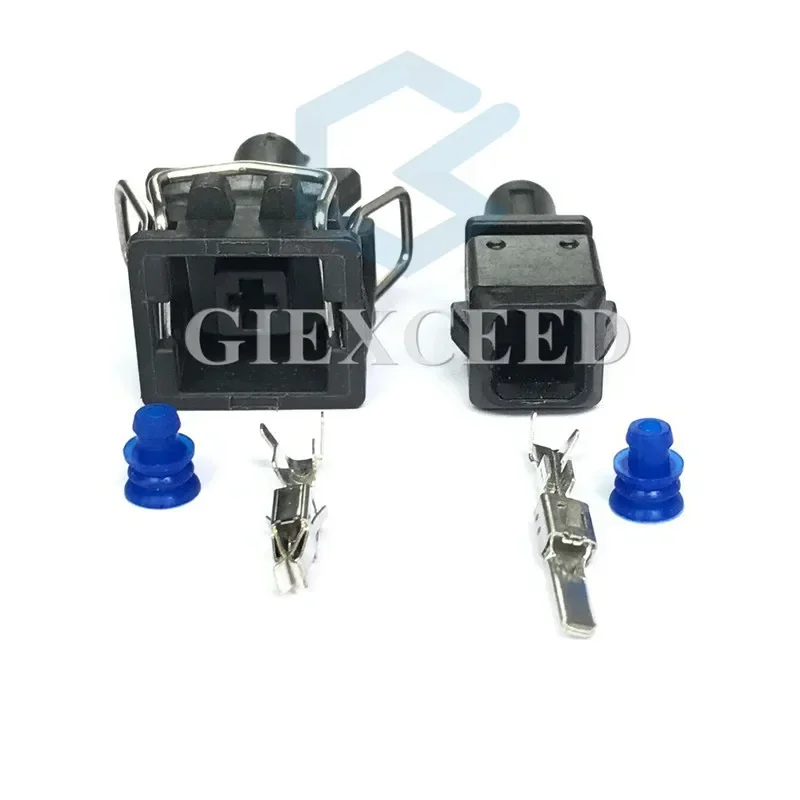 

2 комплекта 1-контактных автомобильных разъемов 357972761 / 357 972 761, 357972751 / 357 972 751, сборочный блок AC-разъема для VW