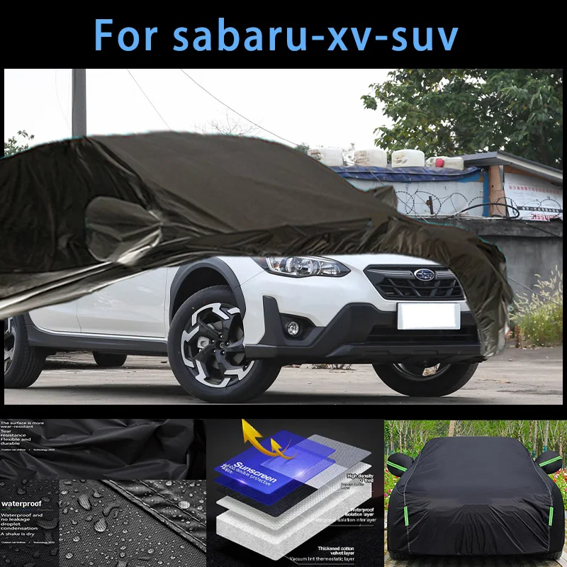 

For sabaru-xv-suv Outdoor Protection Full Car Covers Snow Cover Sunshade Waterproof Dustproof Exterior Car accessories