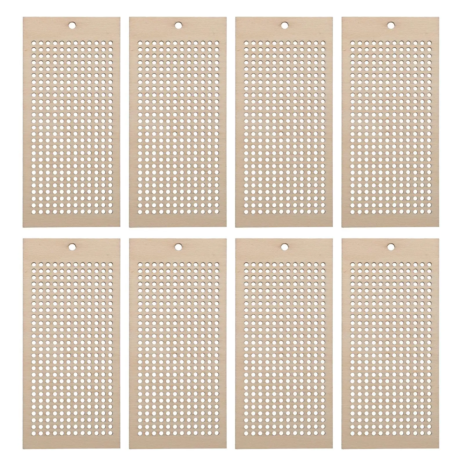 8 Pcs Wooden Bookmark Stamped Embroidery Craft Cross Handmade Bookmarks Blank Child Beautiful Natural