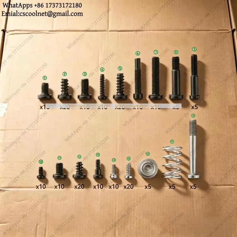 Screw Bag Set for X1 P1 Series 3D Printer, Universal Hardware Accessories Kit, Spare Parts for AMS System, Fasteners Replacement