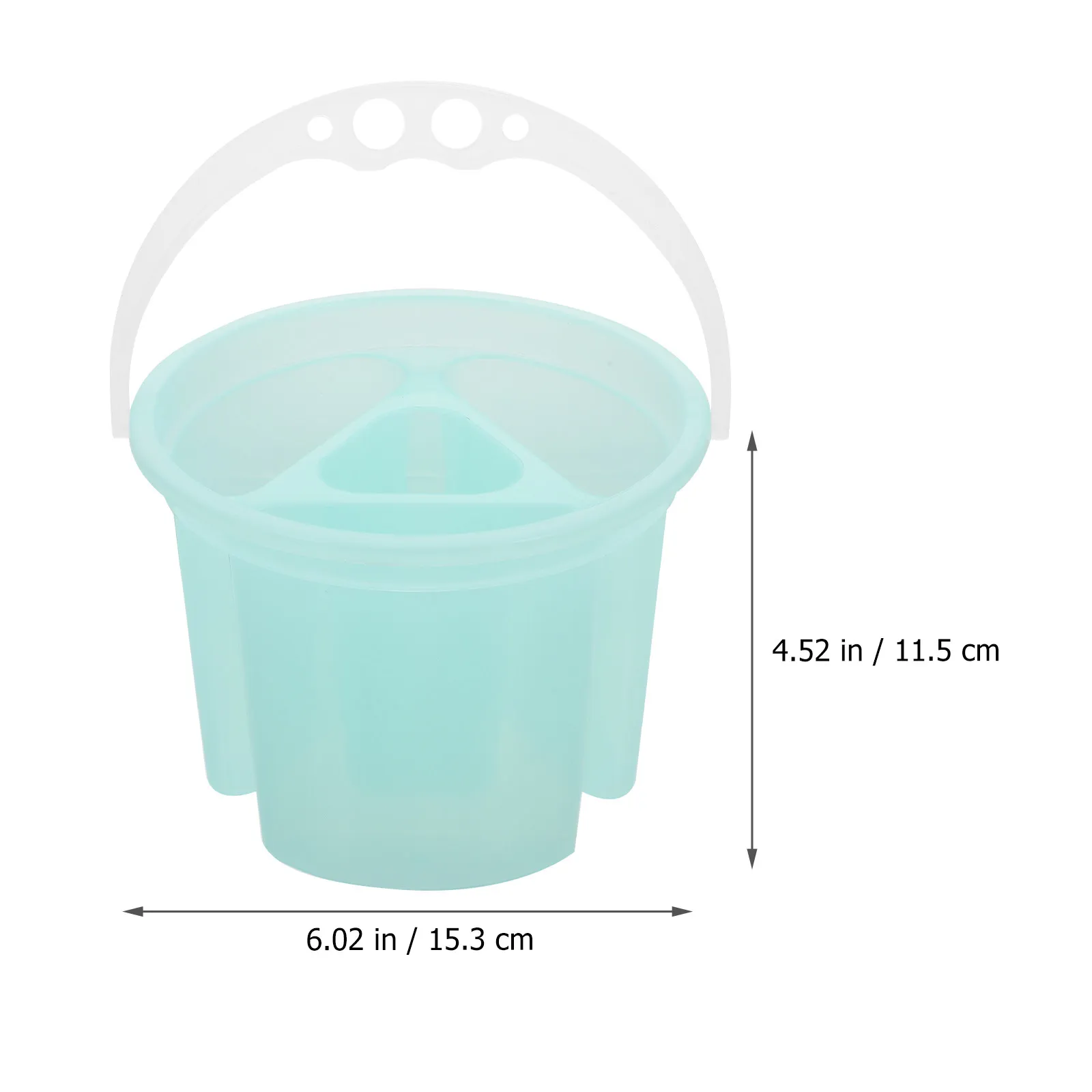 2Pcs Artist Brush Basins High Quality Plastic Paint Brush Washer Color Mixing Plate Painting Tools for Painters Art