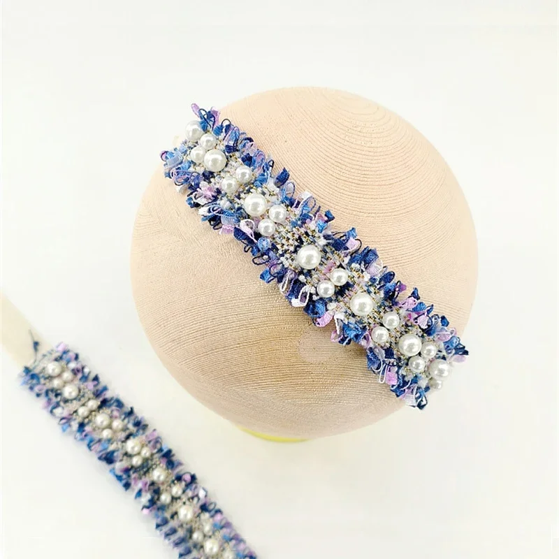 New Arrival Baby Girl Pearls Elastic Band Headband for Photography Newborn Photo Props Headwear Princess Christmas Headband