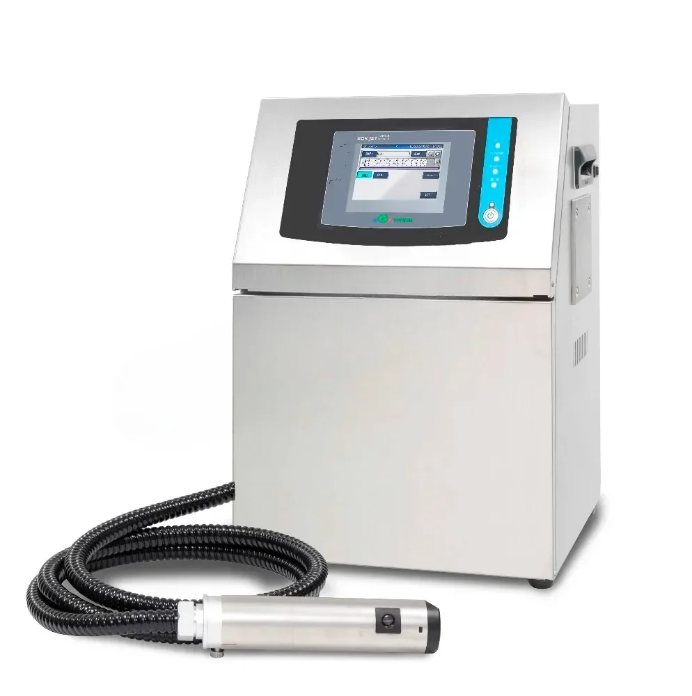 JPT-X Small Characters Continuous Ink Jet Date Coding Printer Machine for Glass Plastic Metal Bottles Industrial Inkjet