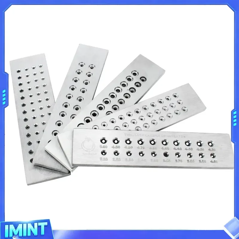 Jewelry Wire Drawplate Metal Drawing Plate Round Square Oval Wire Drawing Tool for Jewelry Making