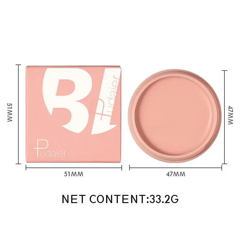 Crema colorete, colorete mate, mejora el cutis, fácil de aplicar, maquillaje, cosméticos duraderos para el cuidado de la piel
