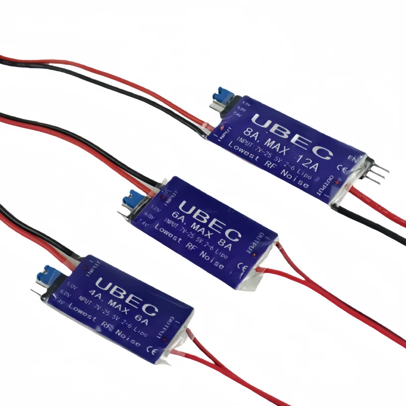 UBEC Abwärtsmodul 4A6A8A Empfänger-Stromversorgungsmodul, externes Netzteil zur Servo-Stromregelung 4-6S