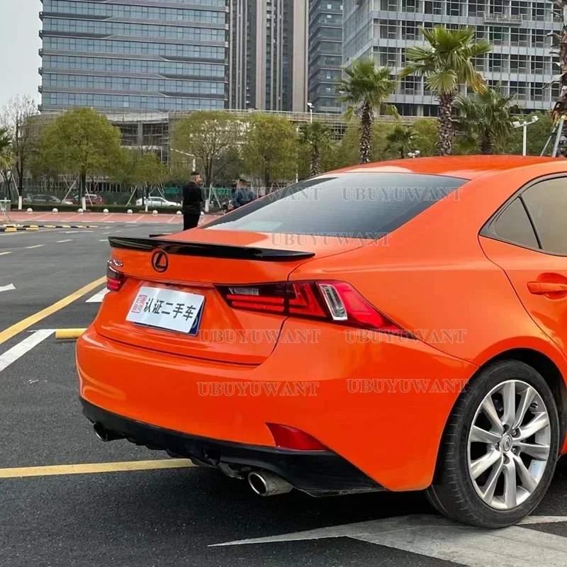 For LEXUS IS250 IS300 IS200 Spoiler 2013-2017 High Quality ABS Material Car Rear Wing Primer Color Rear Spoiler