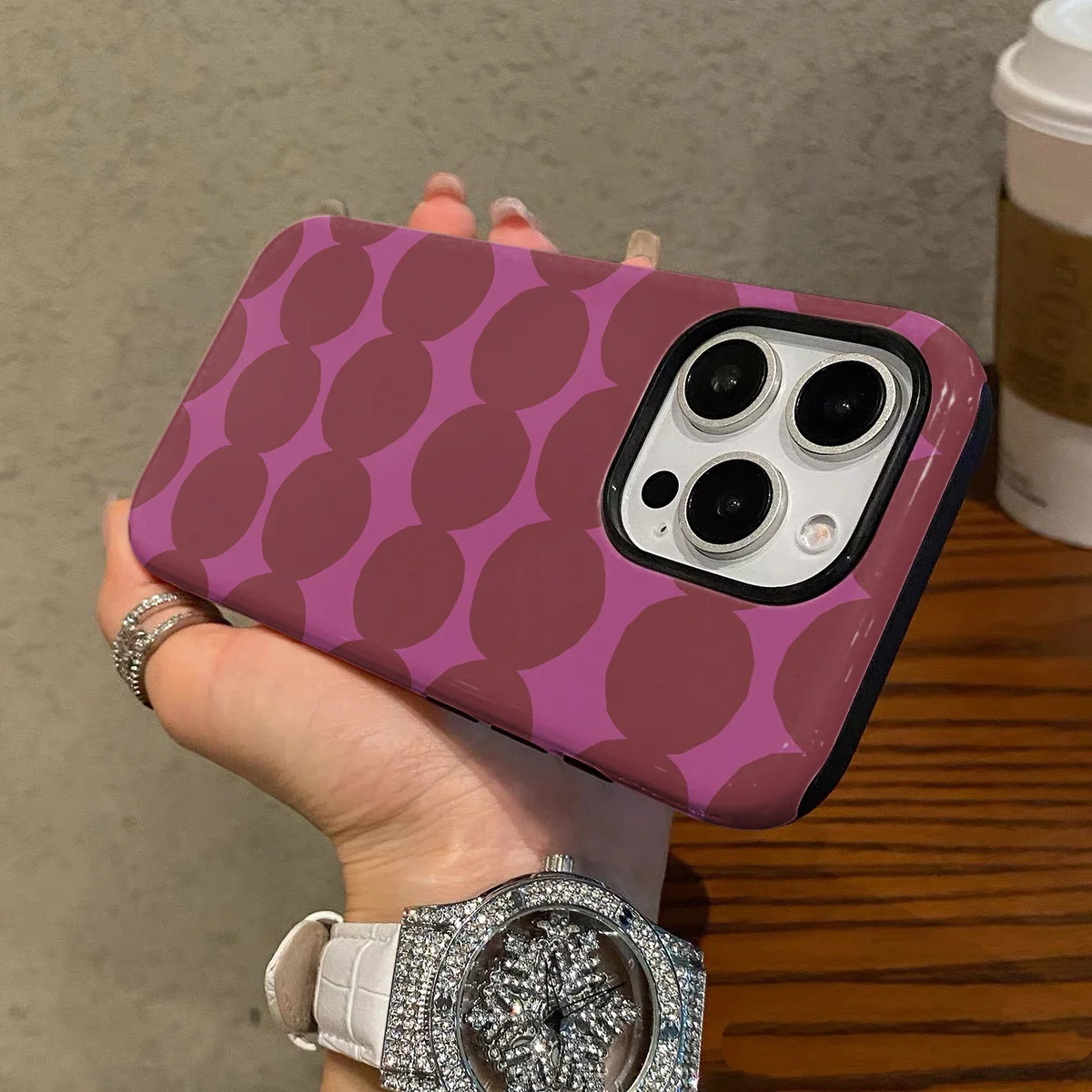 Phone Case for iPhone 16 15 14 13 12 11 X XS XR XSMAX 7 8 Pro Max Plus Luxury Minimalist And Unique Desi Double-layer Back Cover