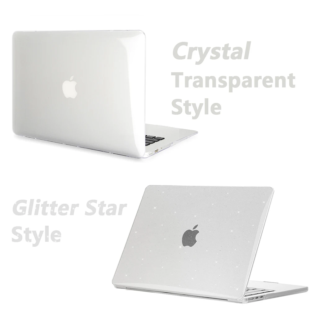 Glitter Laptop Case For Macbook 15 A1707 A2941 A2141 Laptop Case For Apple Macbook Case Bag For Air 13 A2681 A2337 A1466 A2338