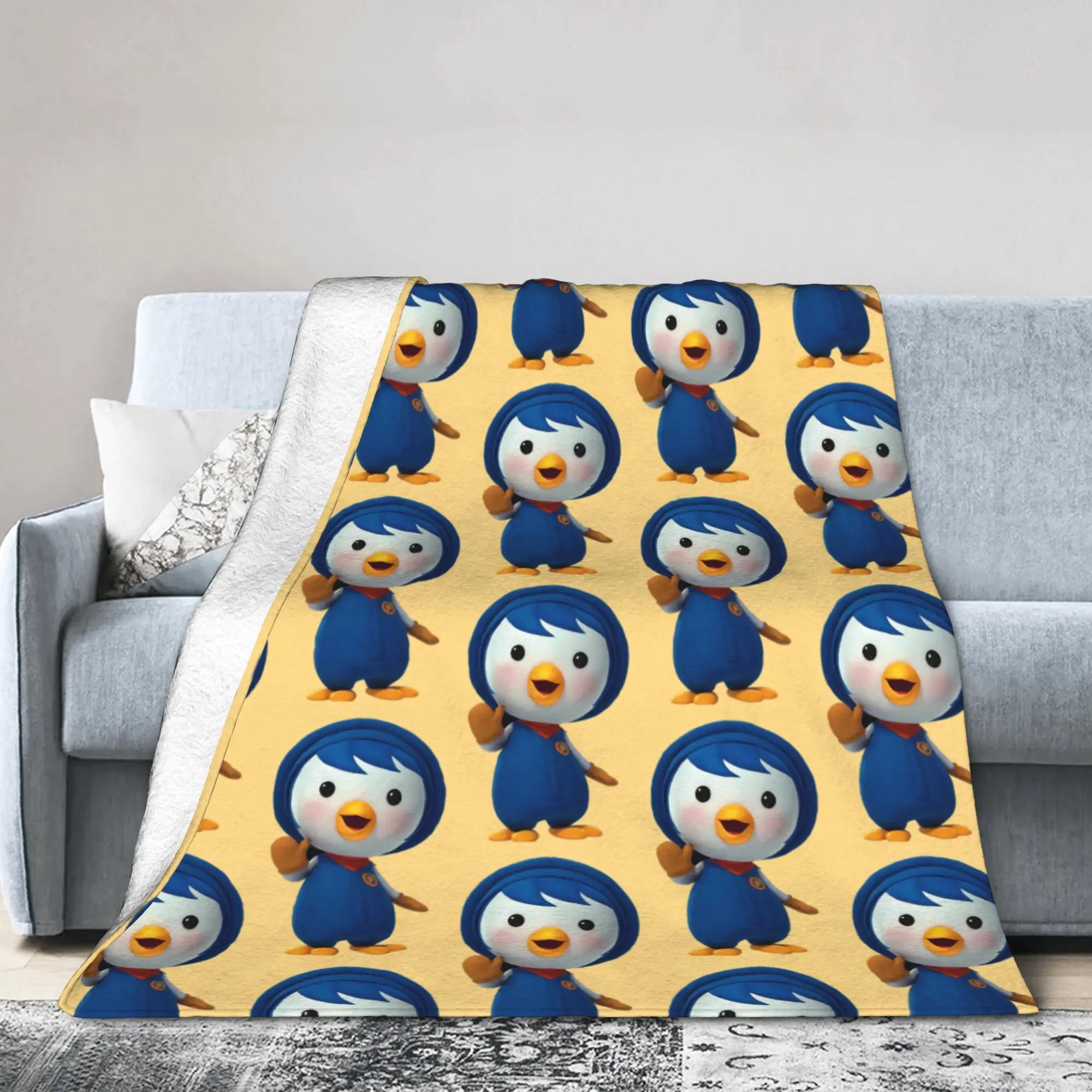Pororos Movie Blanket Fleece Lightweight Throw Blanket for Car Sofa Couch Bed Rug