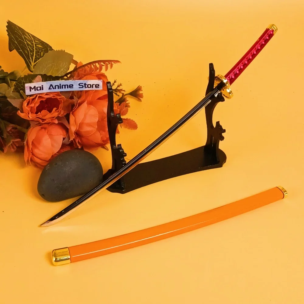 

10-дюймовая стальная катана Ророноа Зоро, железный нож ниндзя, оригинальная самурайская сабля, металлический аниме-меч Зоро, полноразмерная японская катана, игрушка-подарок