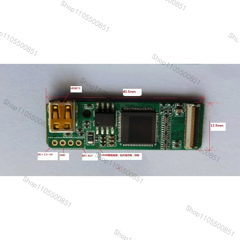 ECX337AF 0.5 Inch 1280X960 OLED Display High Resolution Amoled With H-DMI Or AV Interface Driver Board