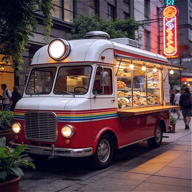 Commercial Kitchen Vendor - Mobile Food Trailer Stainless Steel Commercial
