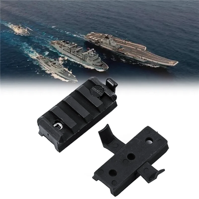 

T82C Hot Sale-2 Pair Nylon Lead Rail Helmet Flashlight Clip Rail Slider Universal Helmet 20Mm Accessories Flashlight Clip, A