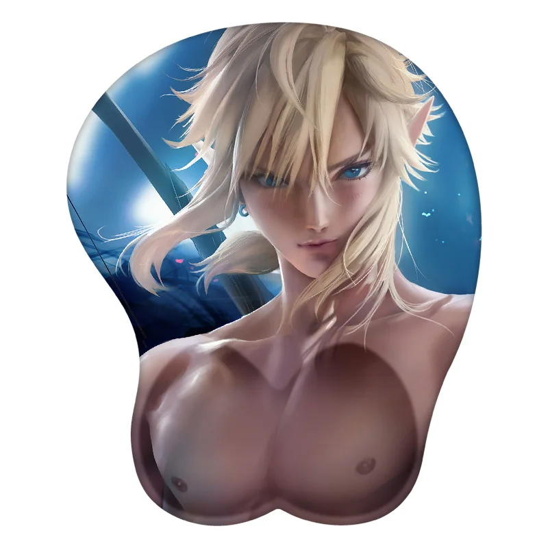 

Link 3D Mouse Pad Anime Mousepad Wrist Rest Silicone Sexy Creative Gaming Mat Gift