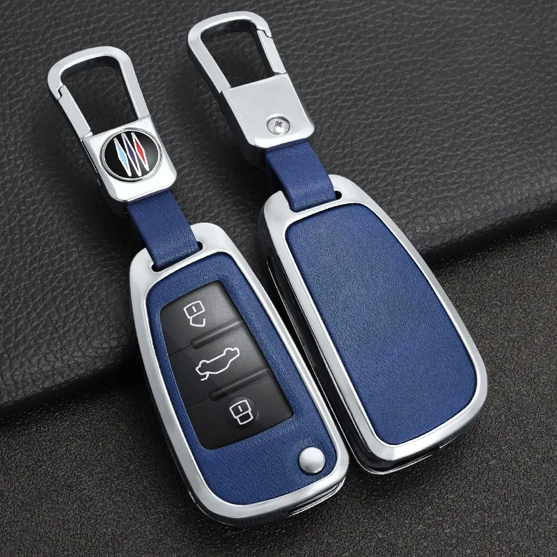 Zinc alloy car Key Case For Chery ARRIZO7 E3 E5 A3 A5 Tiggo 2 3 5 3X Fulwin2 Eastar 3 Buttons Keyless Protect Cover Accessories