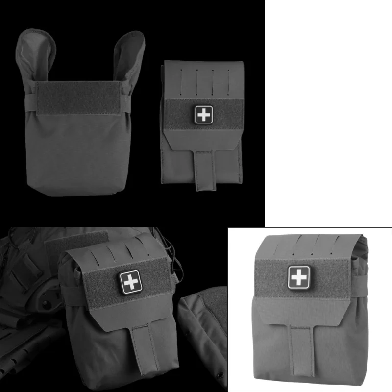 

Hunting First Aid Kit Back Panel (Large Size) | MOLLE Compatible Waterproof First Aid Kit | For Wilderness Adventure Accessories