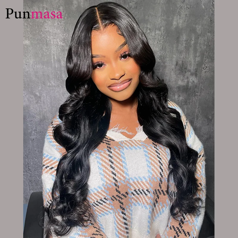 Ginger Colored Body Wave Human Hair Wigs 13x6 Transparent Lace Front Wigs for Women PrePlucked 200% Wear And Go 13X4 Frontal Wig