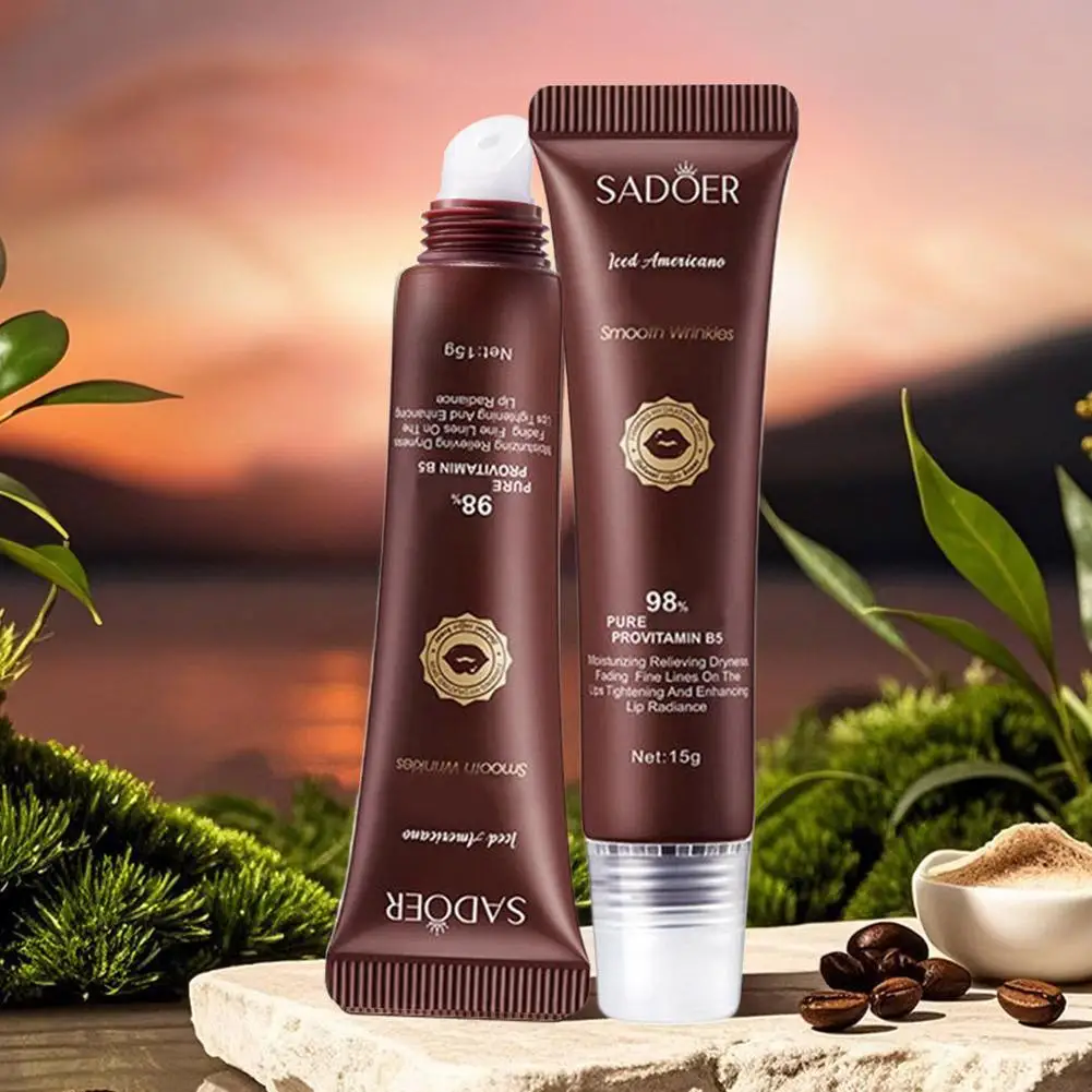 Baume à lèvres hydratant à la caféine et crème pour les mains, nourrissant, Anti-fissuration, éclaircissant, estompe la ligne des lèvres, crème pour les lèvres dodues, 3 pièces/lot