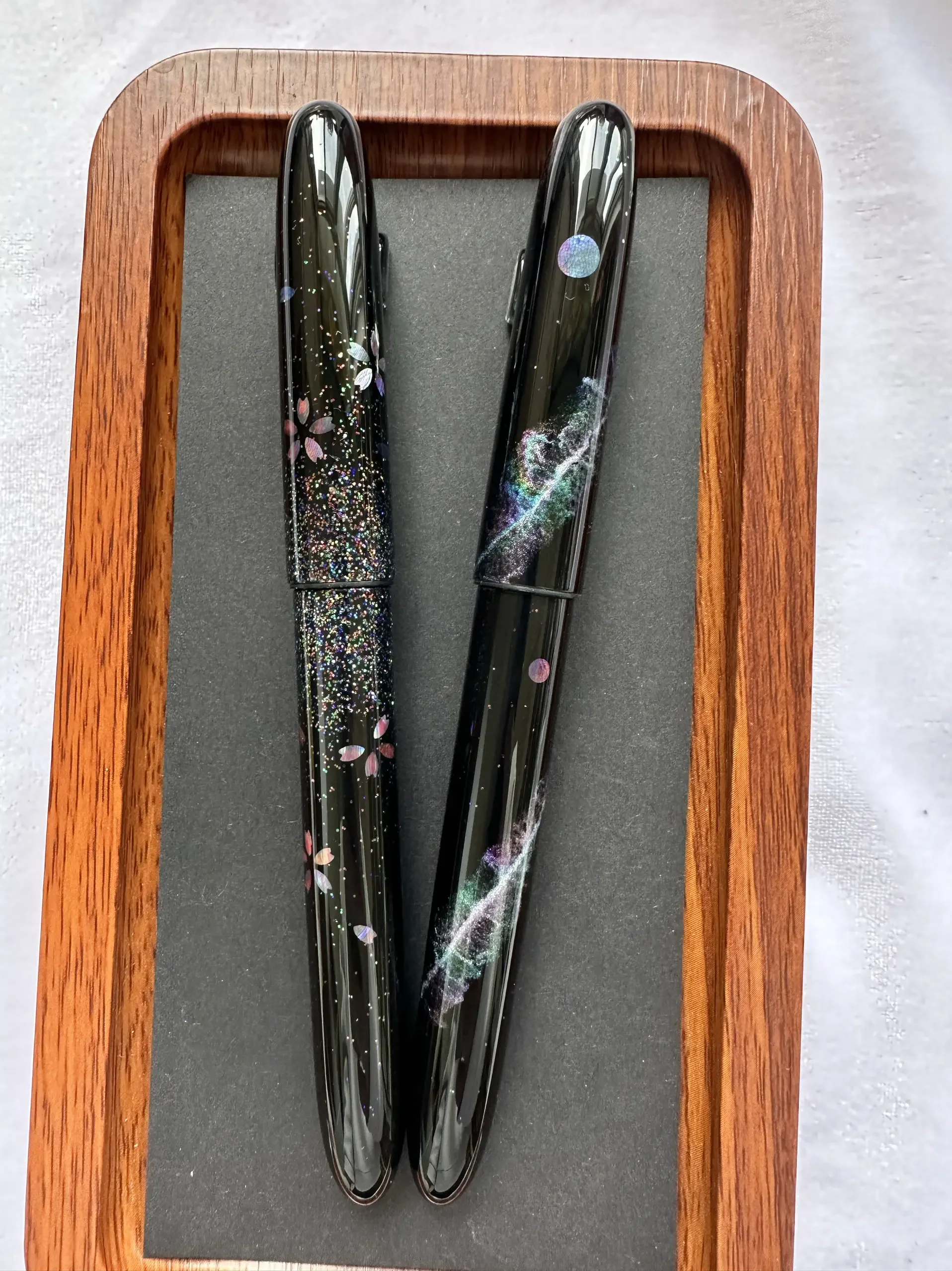 New Hand Made Pearl Shell Lacquer Mother-of-pearl Maki-e Fountain Pen Barrel For Sailor 21K/14K,Platinum 3776,Pilot 912/74/742/7