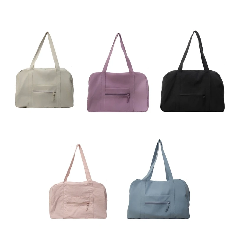 

Women Large Capacity Handbag Nylon Shoulder Bag Casual Waterproof Pillow Bag