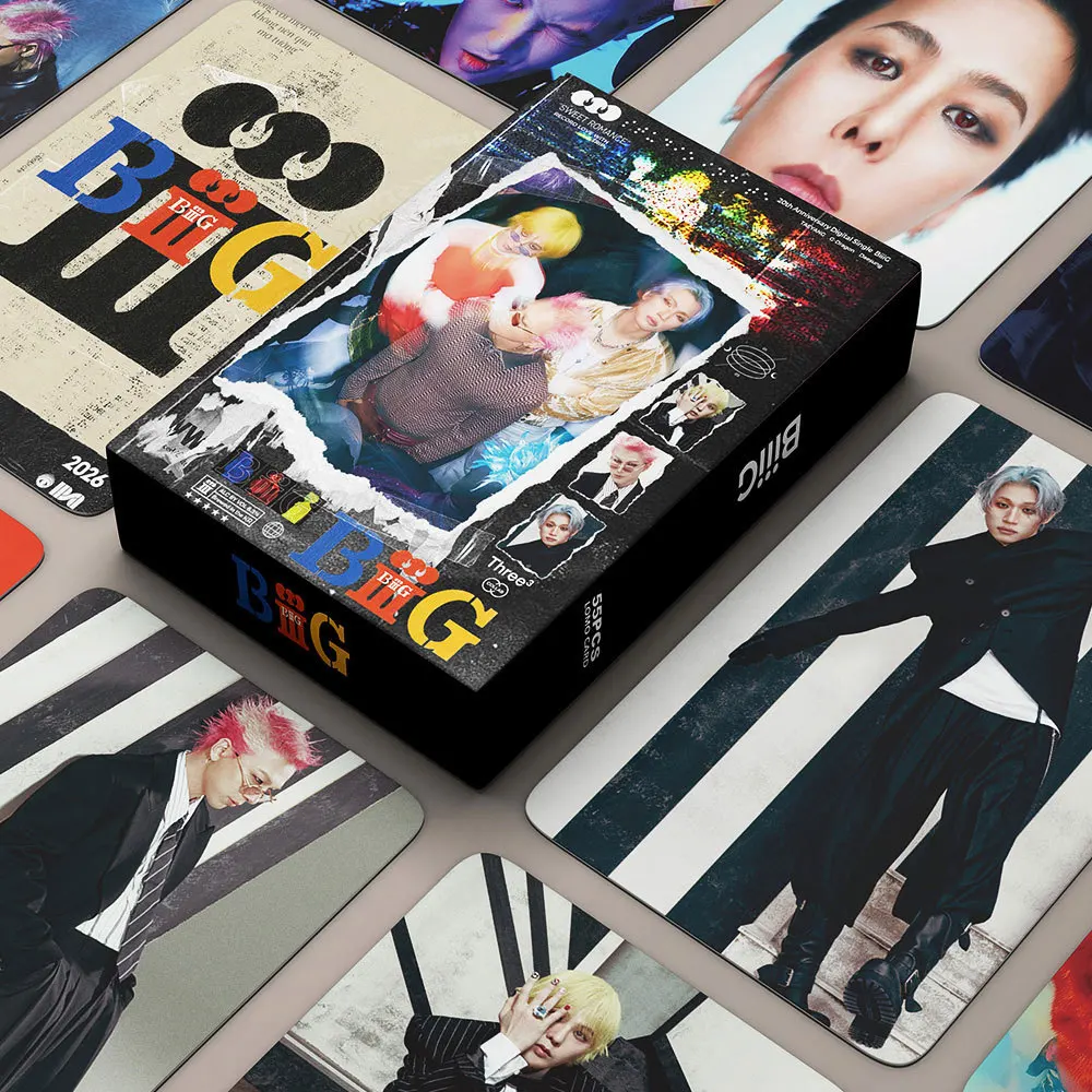 55CS Digital Single Album BiiiG Mini LOMO Card Photocards HD Fans Collection Cards Decorative Present Gifts