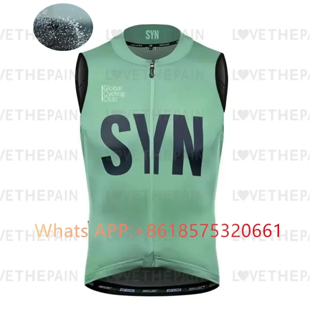 2025 New SYN Cycling Vest Windproof Sports Run Vest Road Bike Cycling Jersey Summer Sleeveless Quick-drying Windproof Vests