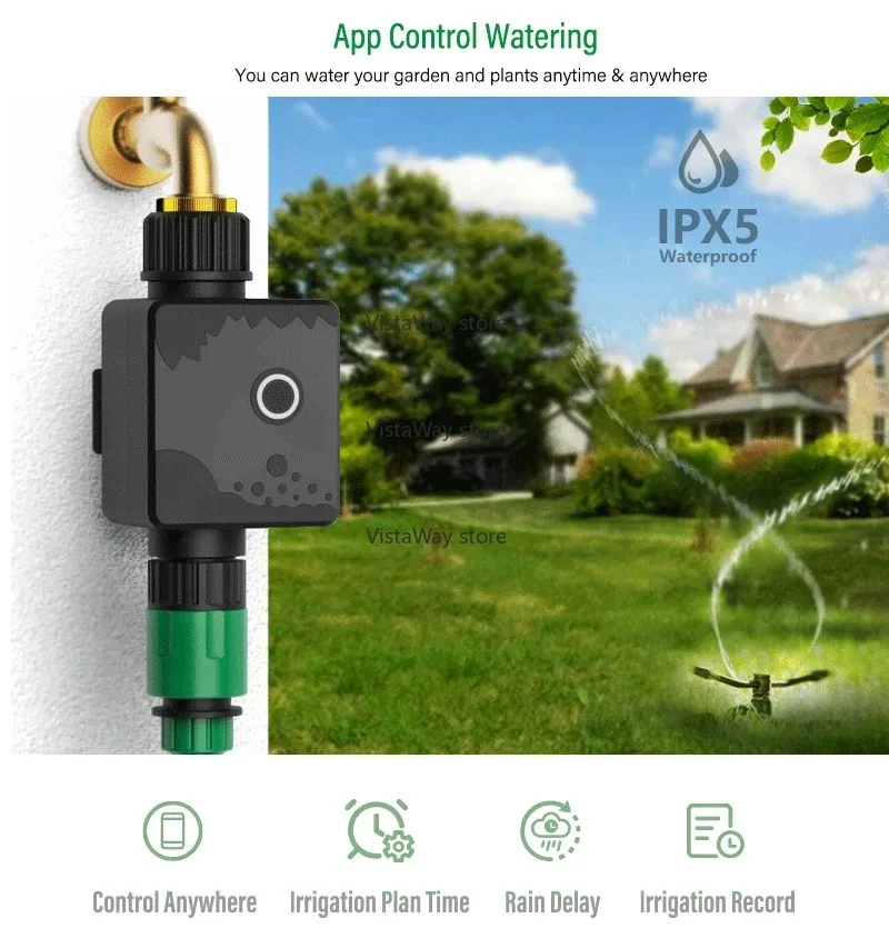 Hogar inteligente original de alta calidad, jardín, control de irrigador inteligente, riego por goteo, controlador de riego por sincronización