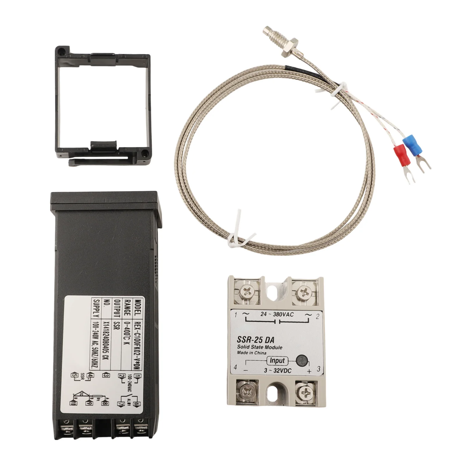 AC250V 3A Relay Temperature Monitoring For Industrial Use Digital Temperature Controller Solid State Relay Digital Display