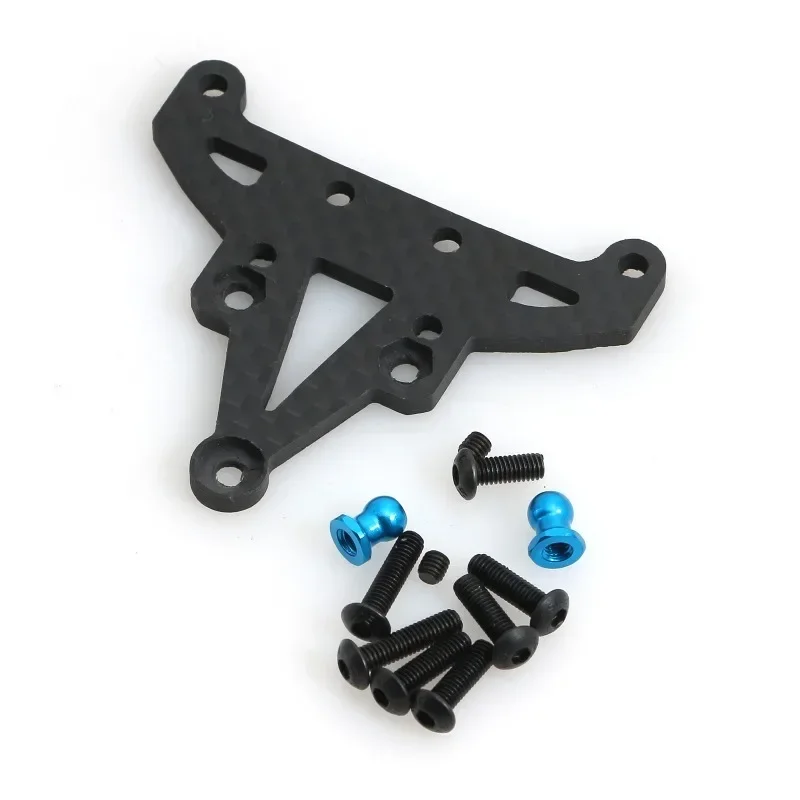 Carbon Fiber Front and Rear Gearbox Mount Bracket Gear Case Holder for Tamiya XV01  1/10 RC Car Upgrade Parts Accessories