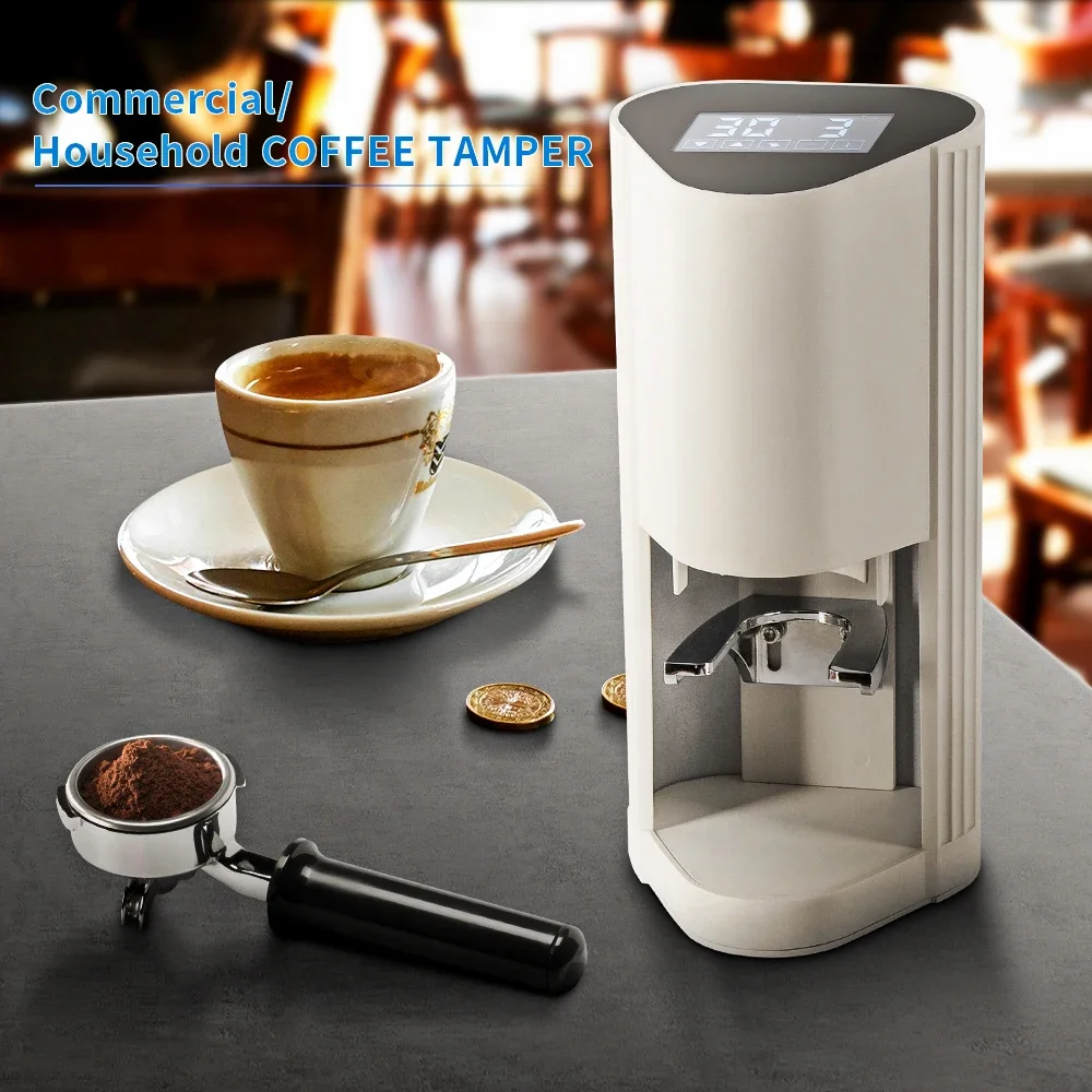 مكبس مسطح آلي كهربائي لمسحوق الفول ، عبث قهوة للإسبريسو ، أداة تجارية ، 58 صولجان