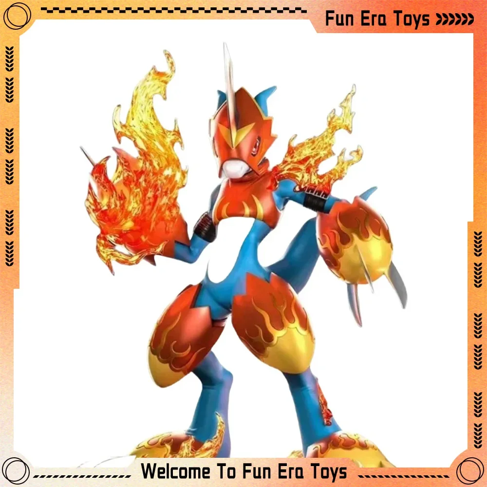 New18cm Digimon Abenteuer Action Figur Fladramon Nach Gk Digimon Ornament Anime Figuren Pvc Modell Puppe Spielzeug Weihnachten Geschenk