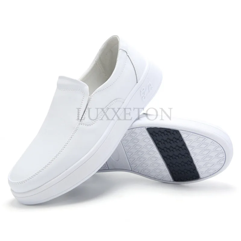 Nurse Shoes Autumn Breathable Soft Soled Flat Soled Non Tiring Thick Soled Versatile White Shoes Doctor Work Shoe