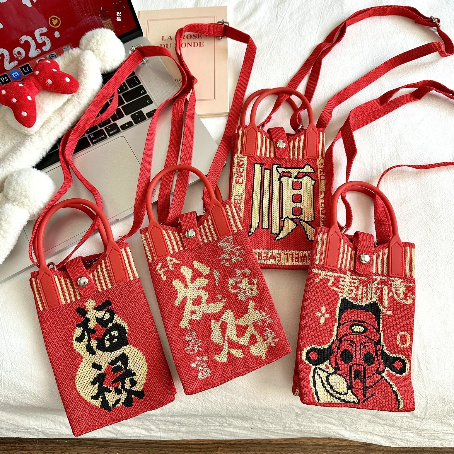 ano-novo-2025-celebracao-saco-do-telefone-movel-bonito-vermelho-engracado-bolsa-unico-oulder-pequeno-saco-portatil-combinando-adoravel-moeda-bolsa