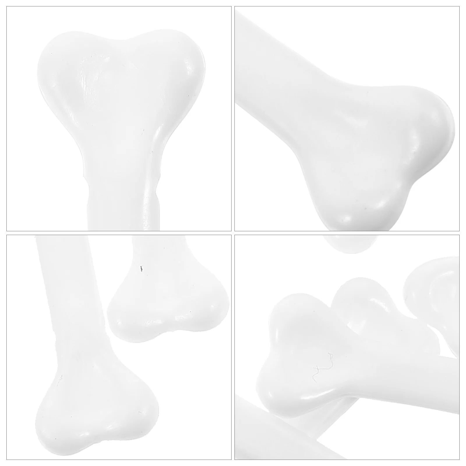 

12 шт., мини-поддельные кости, декоративные кости на Хэллоуин, декор из человеческих костей для Хэллоуина, аксессуары «сделай сам», реквизит с привидениями, пластиковая игрушка