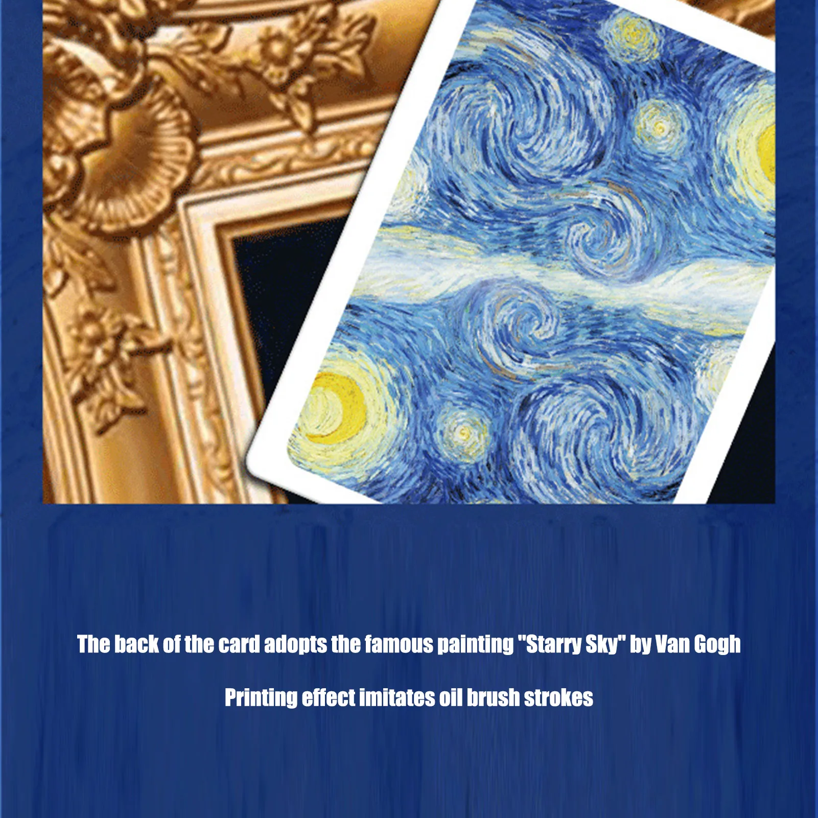 فان جوخ آرت بوكر للطلاب عامل مكتب ستارمون سوور أوراق اللعب فان جوخ آرت بوكر بطاقة بوكر الفن الحديث