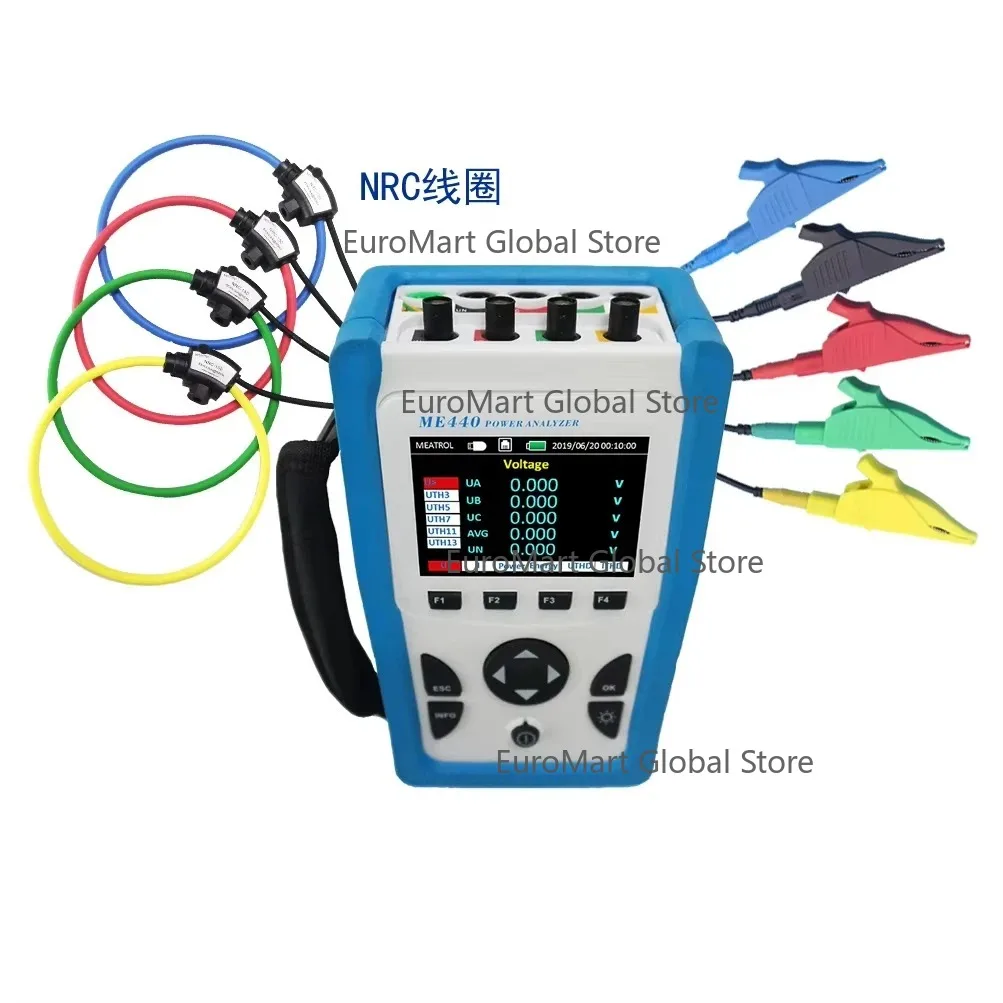 Medidores de Eletricidade ME440 & NRC-100 1000A com Registrador de Dados Remoto Rogowski