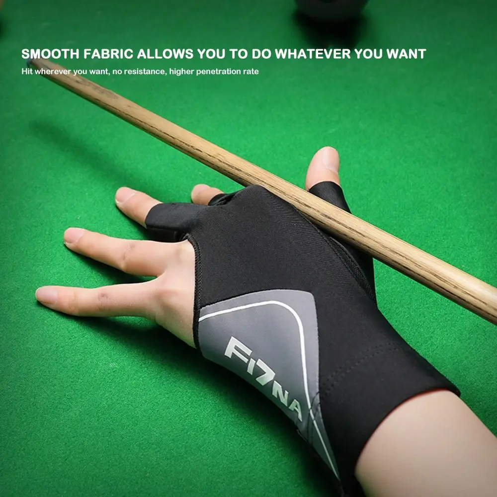

Anti-slip Billiards Gloves 3 Fingers Breathable Snooker Cue Sport Glove Professional Wear-resistant Billiards Accessories