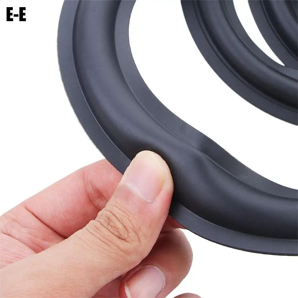 1PC Black Speaker Rubber Repair Folding Edge Ring Subwoofer Speaker Repair Accessories DIY 5 INCH 6.5INCH 8 INCH 10 12 INCH