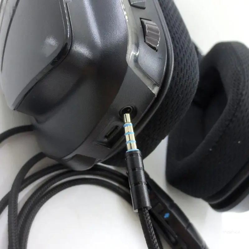 

3.5mm Earphone Cable with Inline Control for G633 G933 Gaming Headset Headphone Accessories Dropship