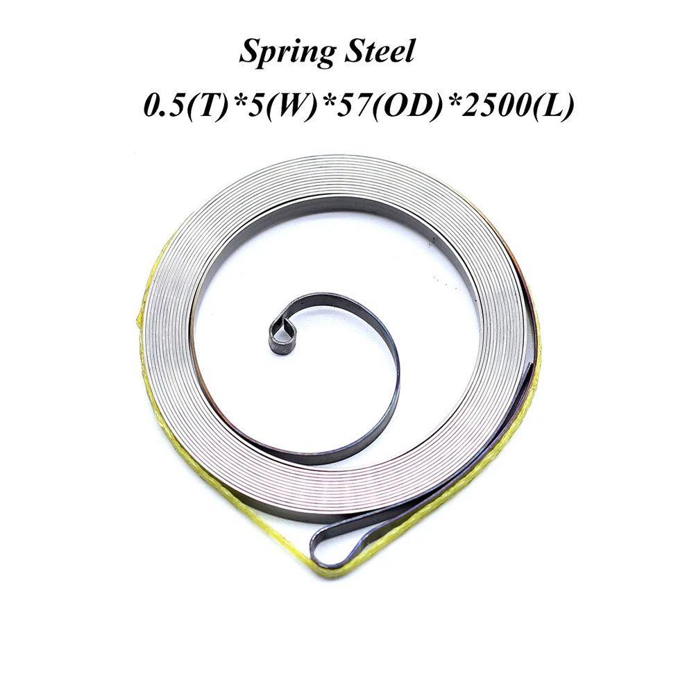 Manufacture of custom constant flat spiral spring 0.5x5x2500mm
