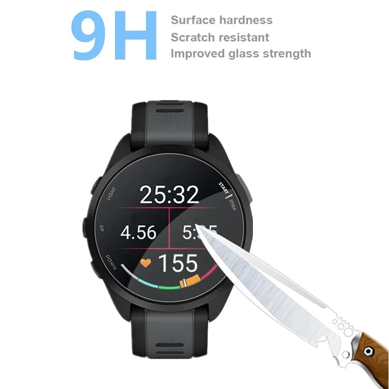 Защитная пленка для смарт-часов Garmin Forerunner 55, закаленное стекло, защитная пленка от царапин, 5 шт.