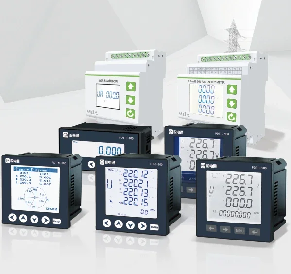 

Three-phase power meter Multi-function meter Current power meter