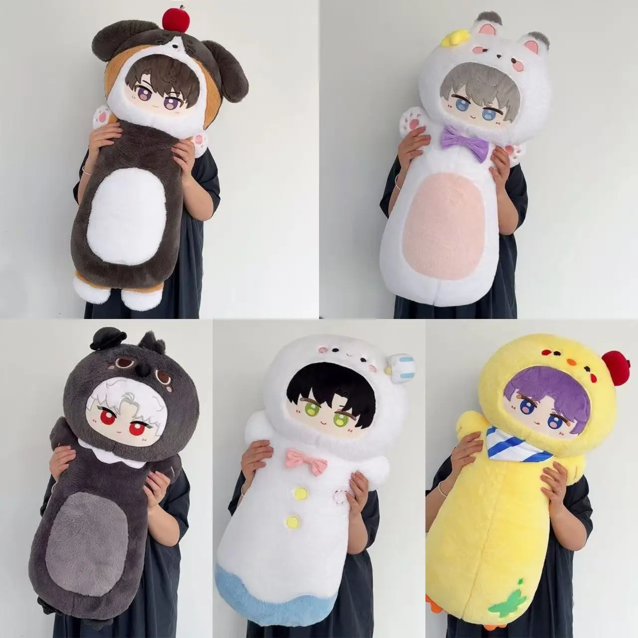 

Love and Deepspace 80cm Long Pillow Rafayel Aster Zayne Sylus Caleb Anime Plush Doll Collectible Gift